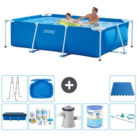 Piscina Fuori Terra - Rettangolo - 260x160x65 Cm - Blu - Include Accessori Coordinati A104 - Foto 1