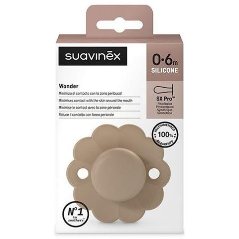 Suavinex Wonder Succhietto Silicone 0/6 Mesi Cannella - Foto 1
