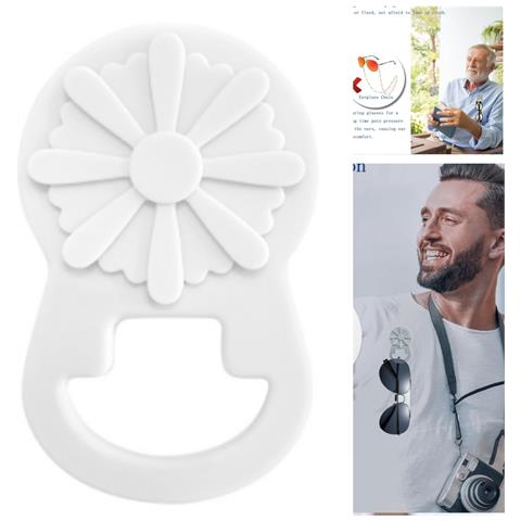 Clip Magnetica Per Portaocchiali Per Vestiti White - Foto 1