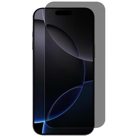 Protezione Schermo Privacy 3d Armour Per Iphone 16 Pro Anti-spia, Nero Transparente - Foto 1