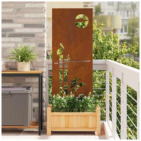 Pannello Decorativo da Giardino Ruggine 50 x 140 cm - Foto 2