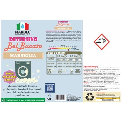 Detersivo Belbucato Marsiglia 5ltx4pz - Foto 3