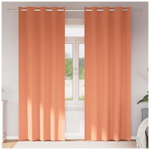Tende con tende 2 pcs Terracotta Poliestere - Foto 2