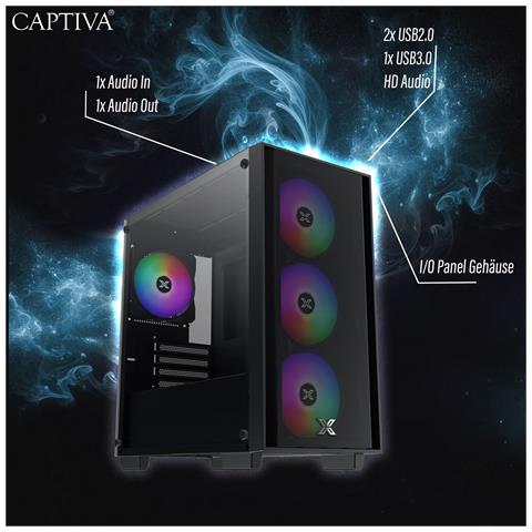 95577 PC /stazione di lavoro AMD Ryzen™ 7 5700X 32 GB DDR4-SDRAM 1 TB SSD NVIDIA GeForce RTX 5060 Ti Windows 11 Home Nero - Foto 5