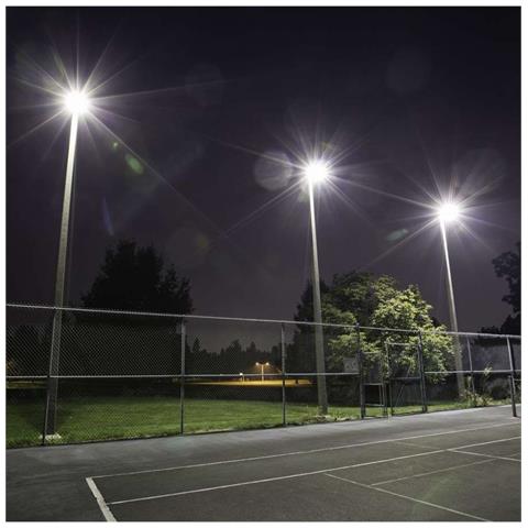 Faro LED SMD Chip Samsung 50W Cavo 1m 4000K IP65, colore Nero - Foto 4