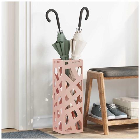 Supporto per Ombrellone Rosa 15.5 x 15.5 x 49 cm Metallo - Foto 2