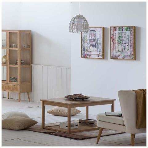 Foglia Decoro Metallo Dorato 77,5x41x5h - Foto 2