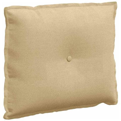 Cuscino per Schiena Grigio Verde 60 x 50 cm Tessuto in Cords - Foto 1