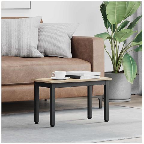 Tavolino da salotto Sonoma 60 x 30 x 36 cm Legno multistrato - Foto 2