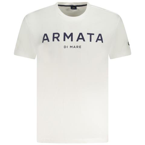 MAGLIETTA DA UOMO A MANICHE CORTE BIANCA - Colore: Bianco, Taglia: L - Foto 1