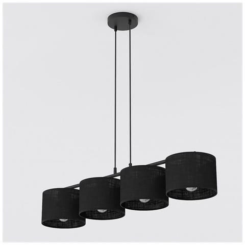 Lampada A Sospensione Eco In Acciaio Nero Opaco - Foto 1