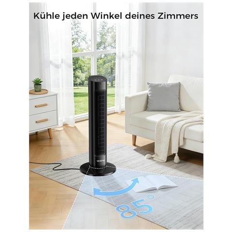 Ventilatore a torre NDTFT21R. 80 cm. 50 W. telecomando - Foto 4
