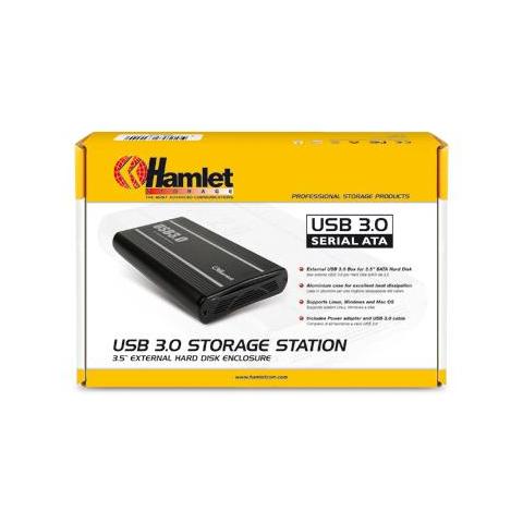 HXD3U3 Box Esterno per Hard Disk SATA 3,5" USB 3.0 Nero - Foto 5