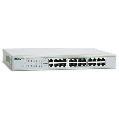 Ethernet Switch Allied Telesis AT-GS900/24 24 Porte - 24 x RJ-45 - 10/100/1000Base-T - Desktop - Foto 1