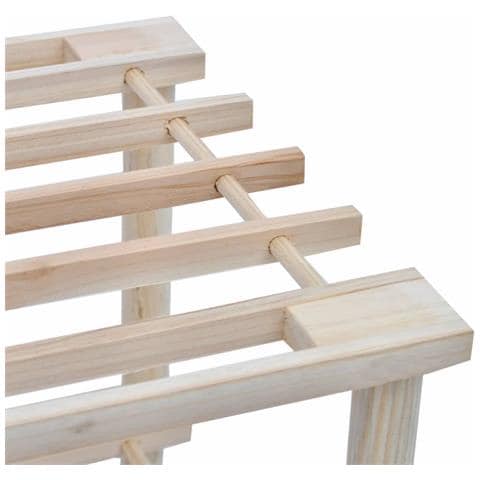 Scarpiere a 4 Livelli 2 pz in Legno Massello di Abete - Foto 5