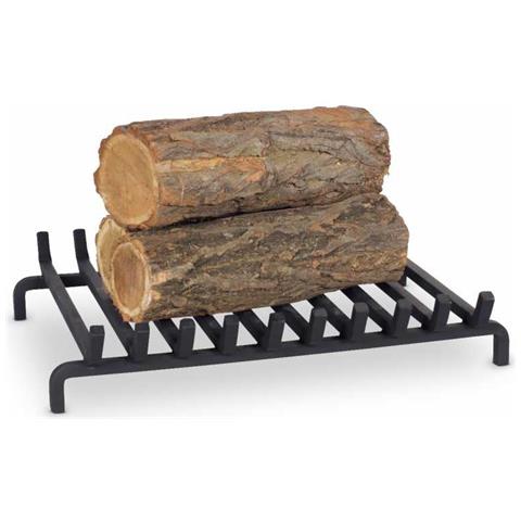 Brucialegna Brace Maxi Rialzata In Ferro Battuto Per Camino 51x42x10cm - Foto 1