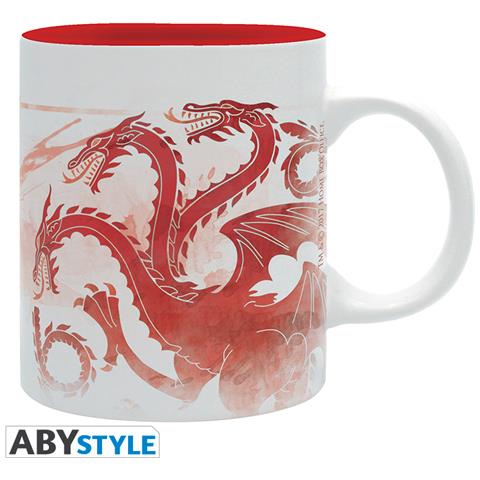 Game Of Thrones - Mug - 320 Ml -red Dragon - Subli - With Box - Foto 1