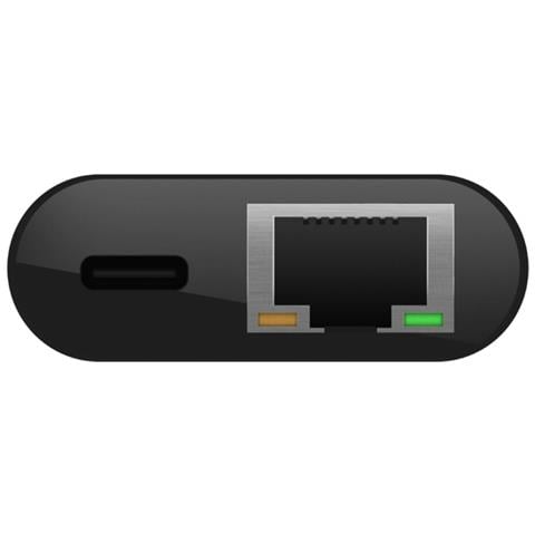 Adattatore da USB-C a Ethernet INC001BTBK + Ricarica Power Delivery da 60 W Colore Nero - Foto 4