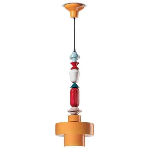 Lampada A Sospensione Decò H74 C2531-gia Colore Giallo - Foto 1