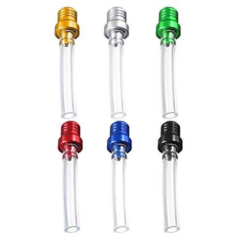 Anti Reverse Gas Carburante Benzina Serbatoio Tappo Valvola Di Sfiato Sfiato Tubo Atv Pit Dirt Bike - Nero - Foto 2