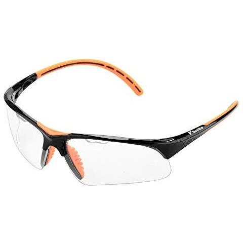 Adulto Unisex Nero Squash Occhiali Di Protezione Nero Arancio Un Formato - Foto 1