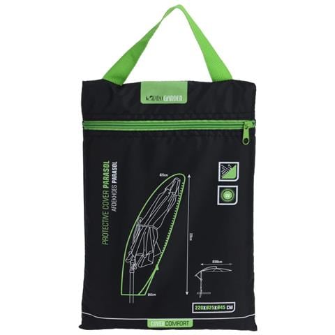 Copertura per Ombrellone Sospeso 25x45x220 cm Nera - Foto 1