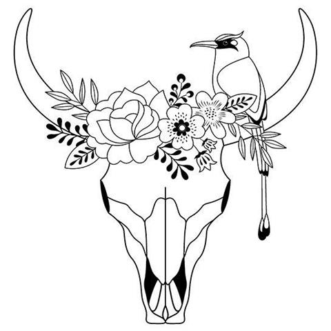 Timbro Di Legno - Testa Di Bufalo - Viva La Vida - 76 X 76 Mm - Foto 1