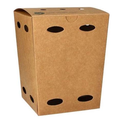 87259 Contenitore Monouso Per Conservare Il Cibo Cartoncino Marrone - Foto 1