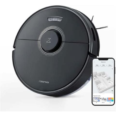 Robot Aspirapolvere Q7 Max Aspira e Lava Pavimenti Potenza 4200 Wi-Fi Colore Nero - Foto 1