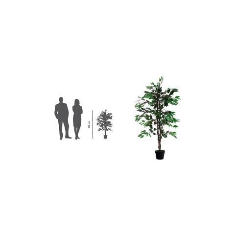 K700136 - Indoor - Knstlicher Baum - Ficus - Mehrfarbig - Polyester - Holz - Bro (pafic120) - Foto 3