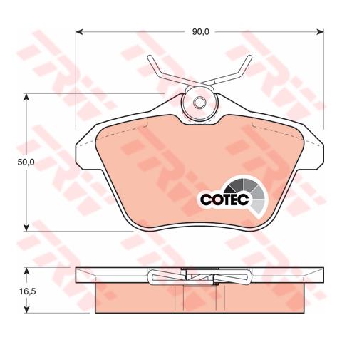 Pattini Freno Alfa Romeo 156/166-lancia Kappa (94 Gdb1147 - Foto 1