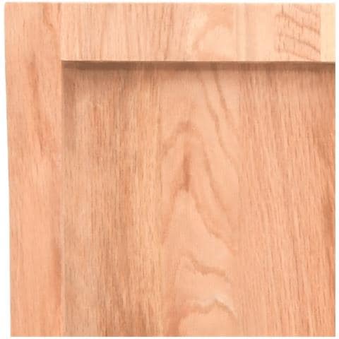 Ripiano Muro Marrone 180x50x (2-4) cm Massello Rovere Trattato - Foto 9