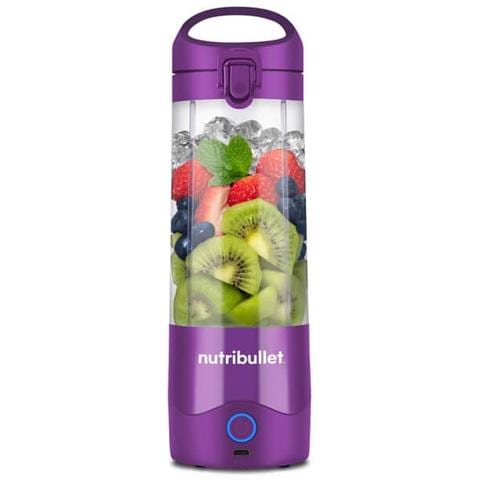 Frullatore Portatile NBP003PU Personal Blender Batteria Ricaricabile Caraffa in Tritan da 475 ml Ricarica via USB Lame in Acciaio Colore Viola - Foto 1