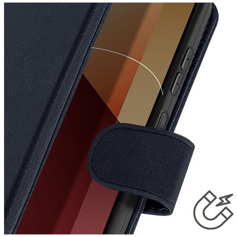 Custodia Per Xiaomi Redmi Note 13 Pro 4g Portafoglio Funzione Supporto - Foto 2