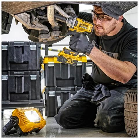 DCL077-XJ luce da lavoro Nero, Giallo - Foto 7