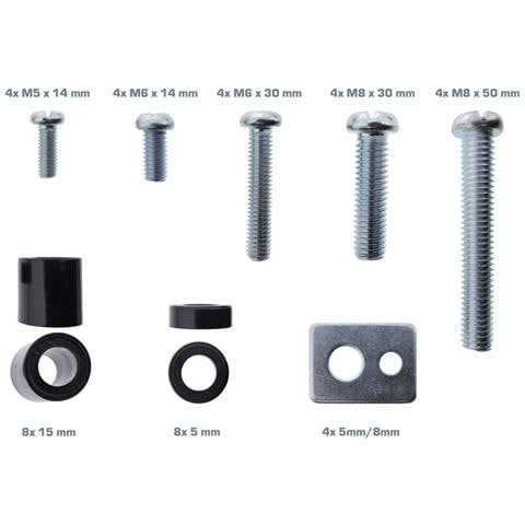 Set di viti 40 pezzi per staffa a muro per TV - Foto 2