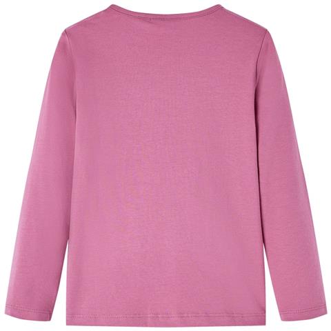 Maglietta Da Bambina Maniche Lunghe Lampone 140 - Foto 2