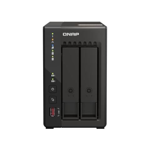 Qvp-21c Server Nas E Di Archiviazione Server Di Archiviazione Tower Intelâ® Celeronâ® J6412 8 Gb Ddr4 0 Tb Qvr Pro Nero (Qvp-21c - Standalone Nvr - 8 Kana) - Foto 1