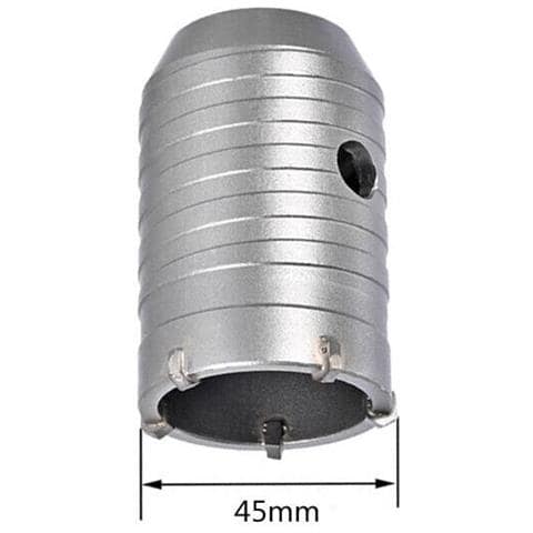 Fresa A Tazza 45 Mm Carotatrice Muro Attacco Sds Plus X Asta Prolunga Da Trapano - Foto 2