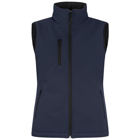 Padded Softshell Vest Ladies Blu Scuro S - Foto 1