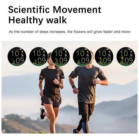 Smart Watch Con Quadrante Dinamico 3d E Monitoraggio Del Fitness Black - Foto 6