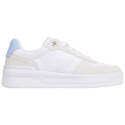 Sneaker With Webbing Sneakers Pelle Scarpe Donna Blu Eu 40, Fw0fw06950 C1z - Foto 3