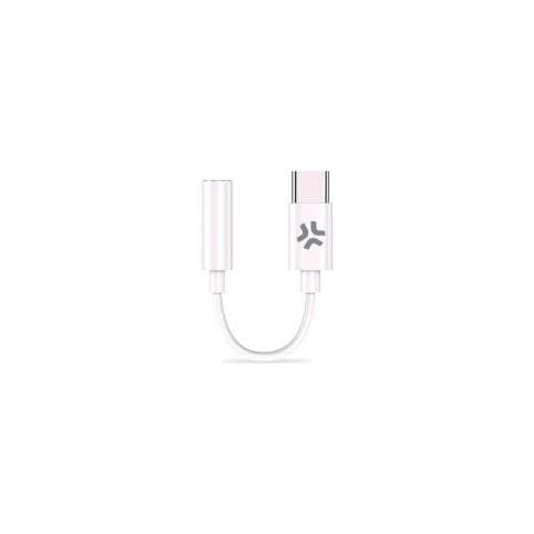 Cavo Adattatore Da Usb-c Maschio A Jack 3.5mm Femmina Bianco - Foto 1