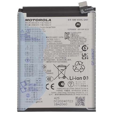 Batteria Interna Moto G55 5000mah Modello Qa50 Originale, Nero - Foto 1