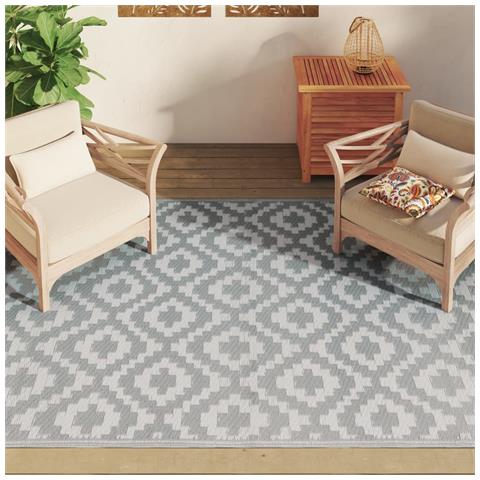 Tappeto Da Esterni Arakil Grigio 160x230 Cm In Pp - Foto 3