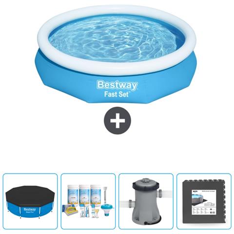 Piscina Fuori Terra - In Giro - 305x66 Cm - Blu - Include Accessori Coordinati Cb3 - Foto 1