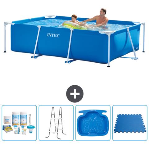 Piscina Fuori Terra - Rettangolo - 260x160x65 Cm - Blu - Include Accessori Coordinati A105 - Foto 1