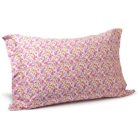 Coppia Federe Provenza In Cotone Colore Rosa Misura Standard - Foto 2