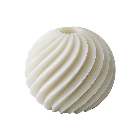 Stampo Per Candele A Sfera A Spirale - Stampo Geometrico In Silicone Per Artigianato In Resina - Foto 1
