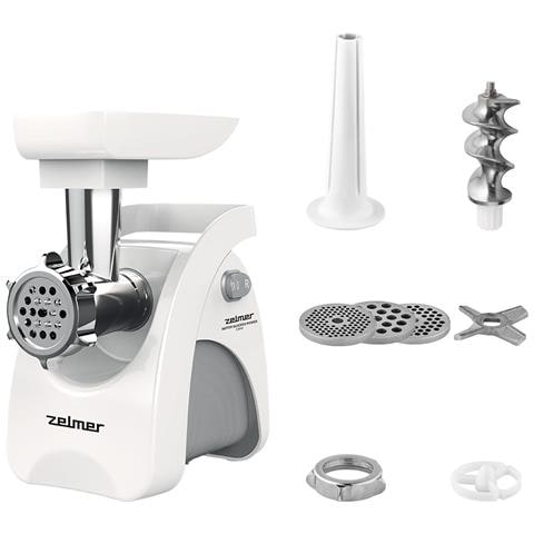 ZMM9801B tritacarne 2200 W Acciaio inox, Bianco - Foto 1